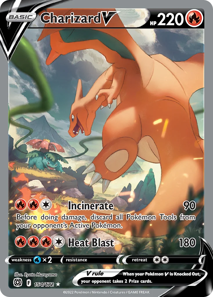 Charizard V Pokemon card