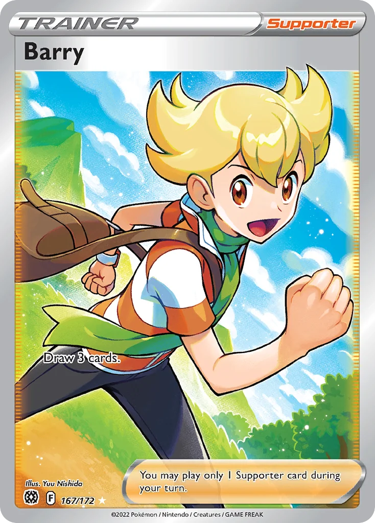 Barry Pokemon card