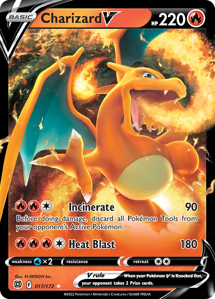 Charizard V Pokemon card
