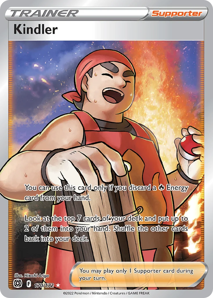 Kindler Pokemon card