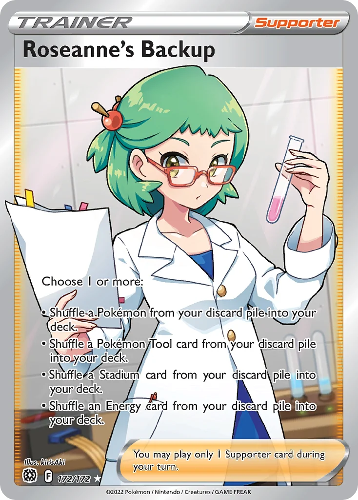 Roseanne's Backup Pokemon card