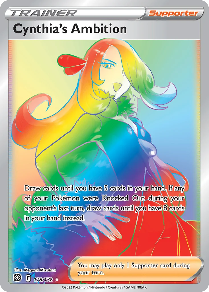 Cynthia's Ambition Pokemon card