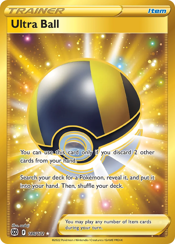 Ultra Ball Pokemon card