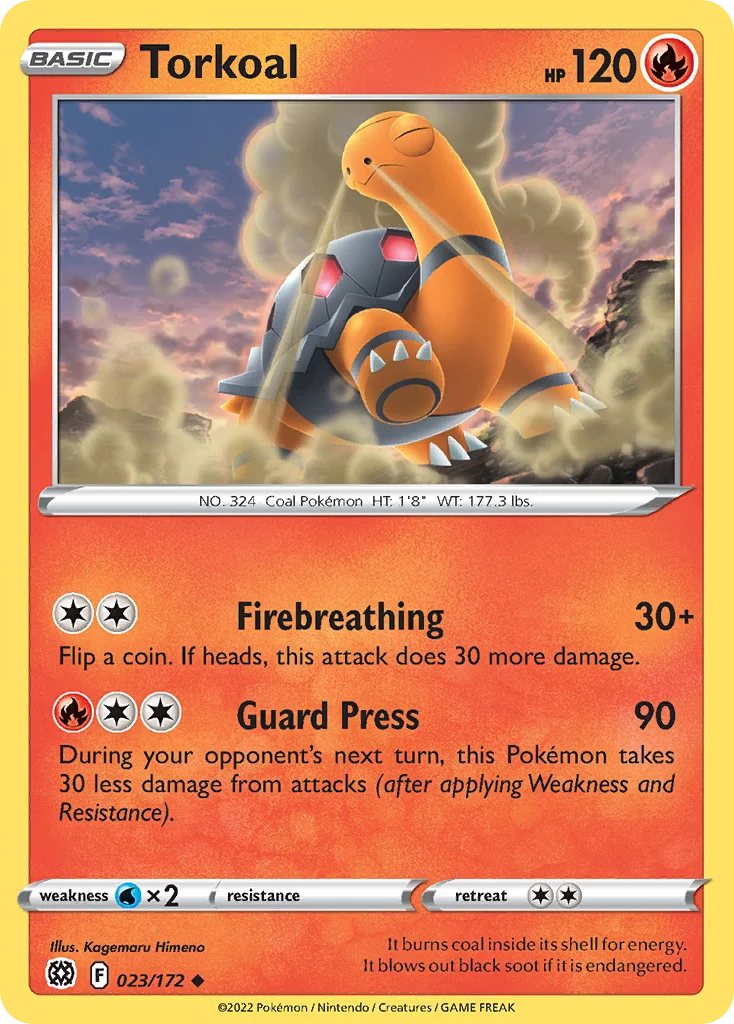Torkoal Pokemon card