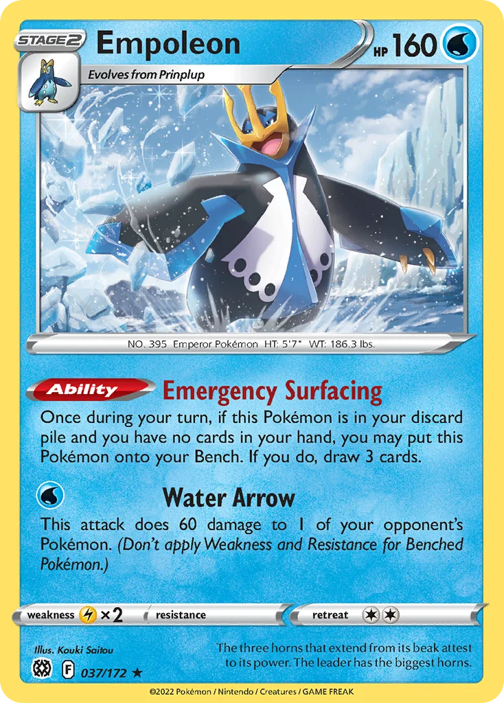 Empoleon Pokemon card