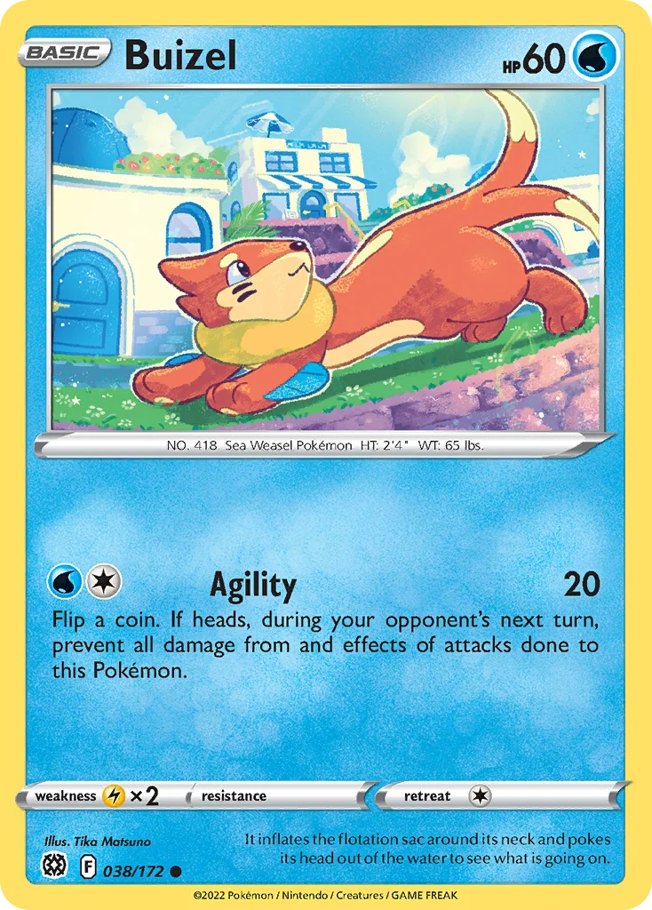 Buizel Pokemon card