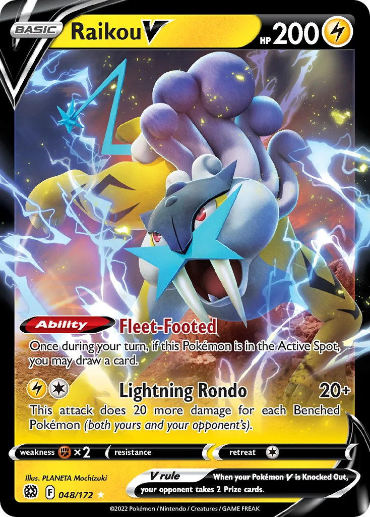 Raikou V Pokemon card