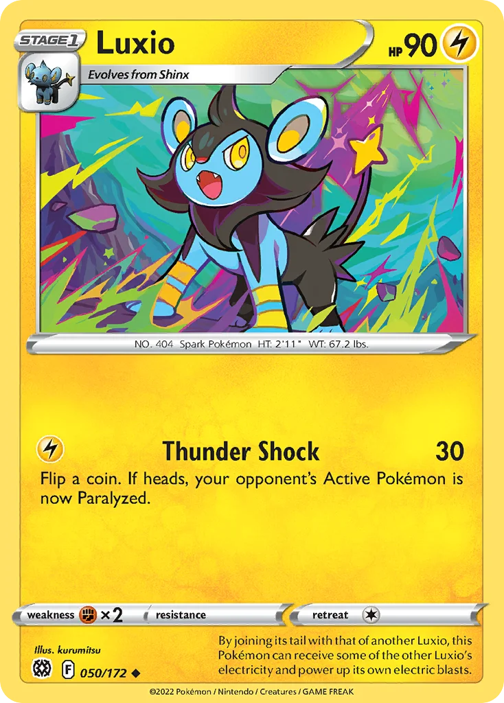 Luxio Pokemon card