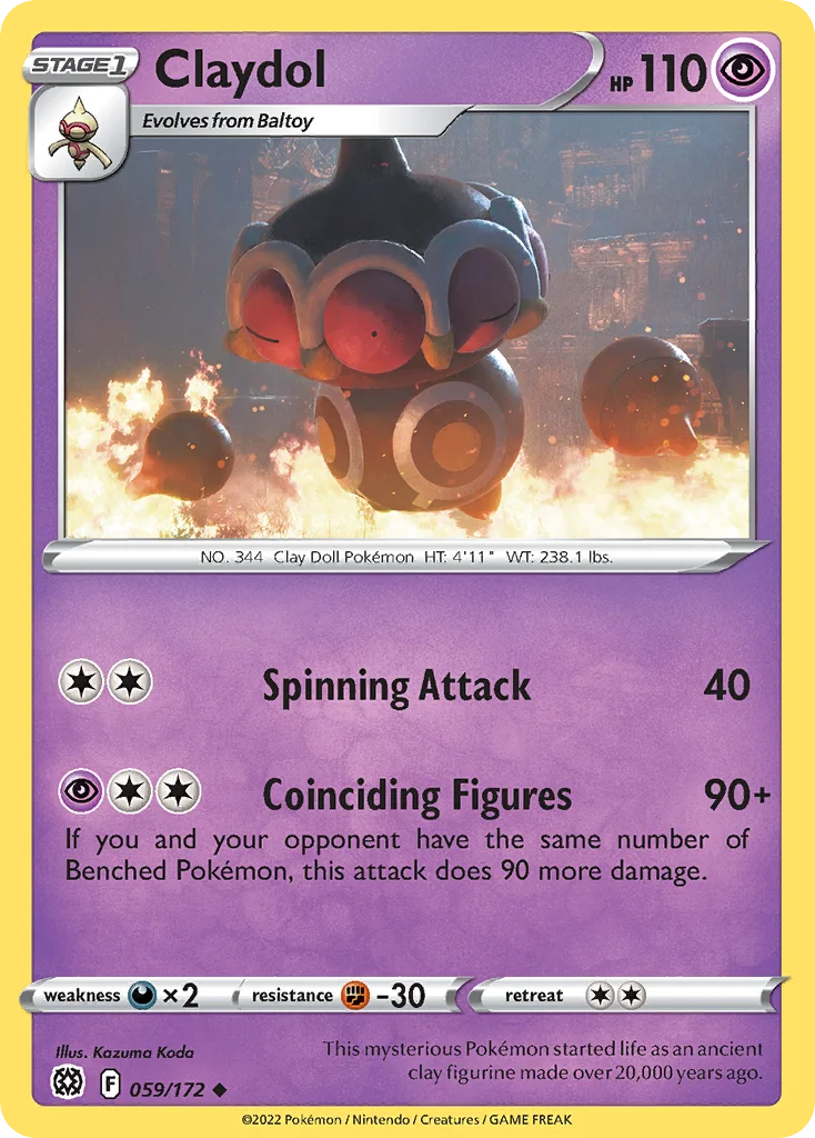 Claydol Pokemon card