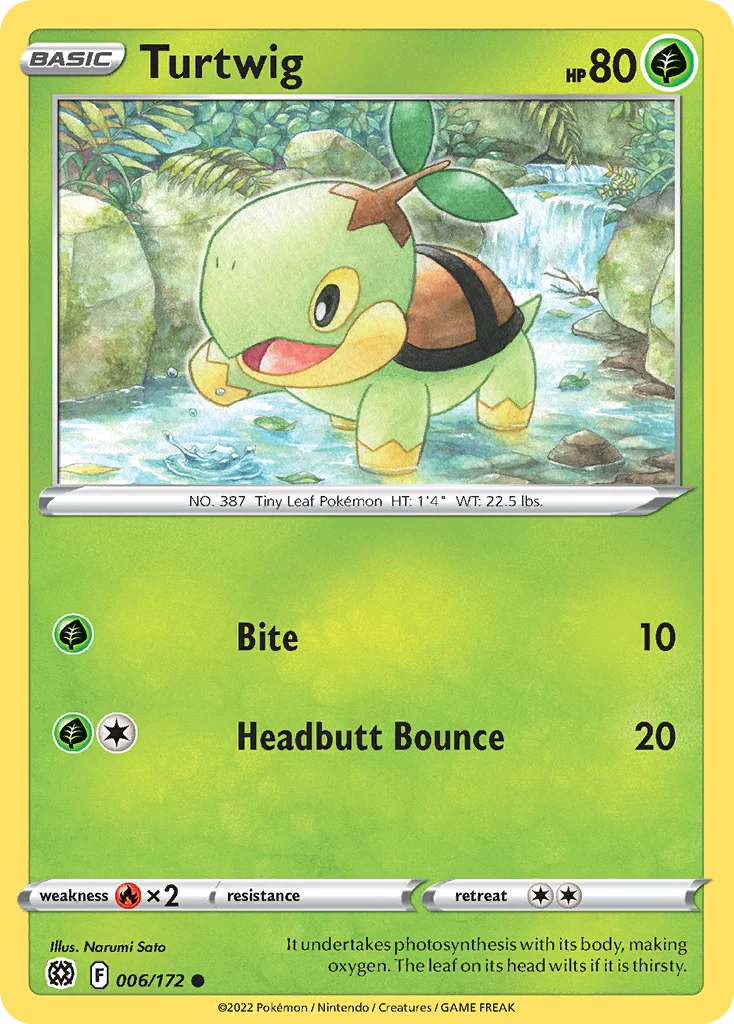 Turtwig Pokemon card
