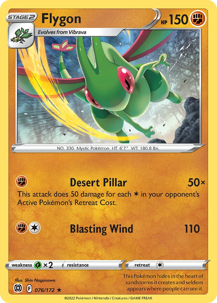 Flygon Pokemon card