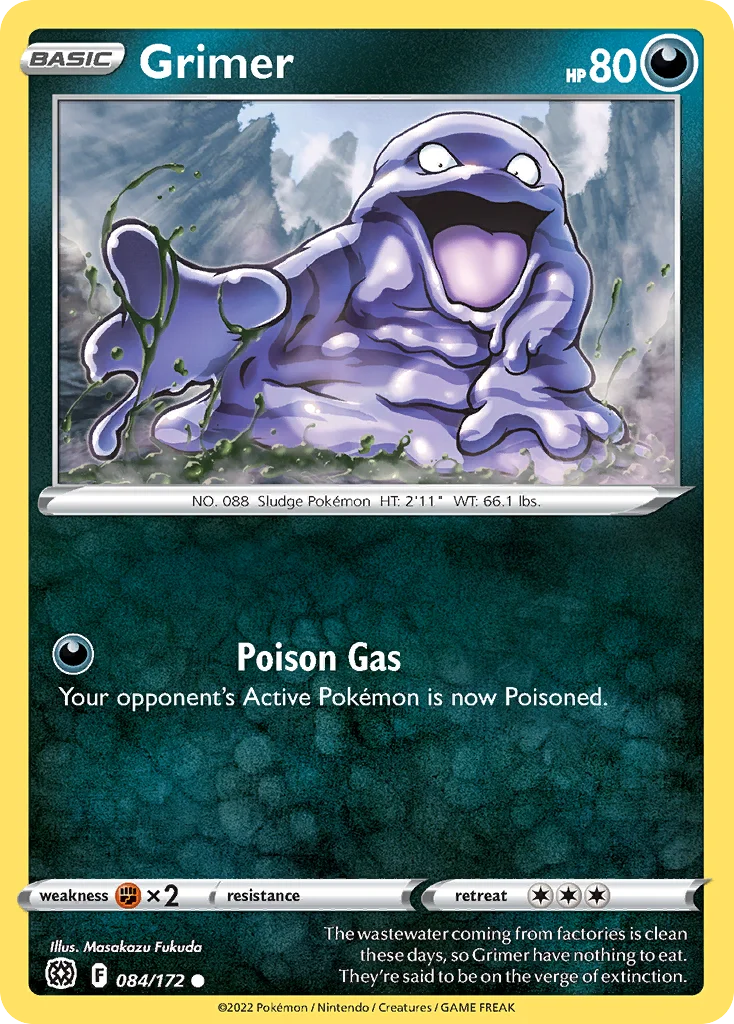 Grimer Pokemon card