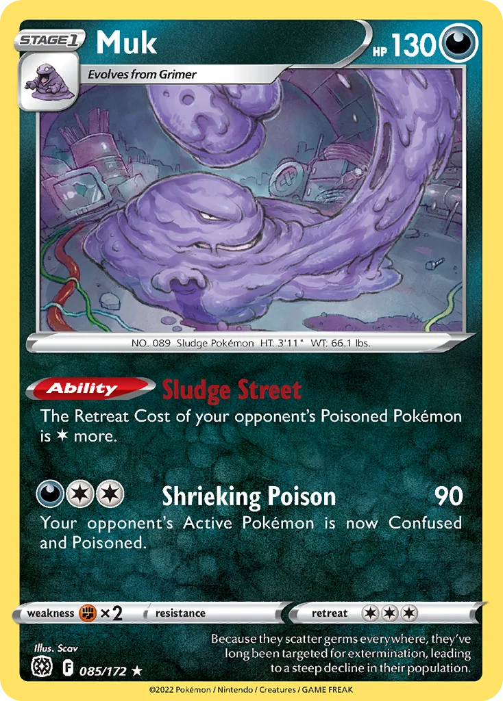 Muk Pokemon card