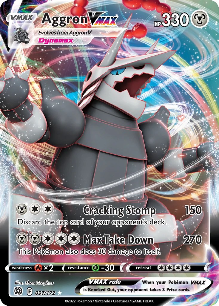 Aggron VMAX Pokemon card