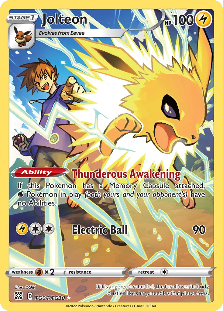 Jolteon Pokemon card