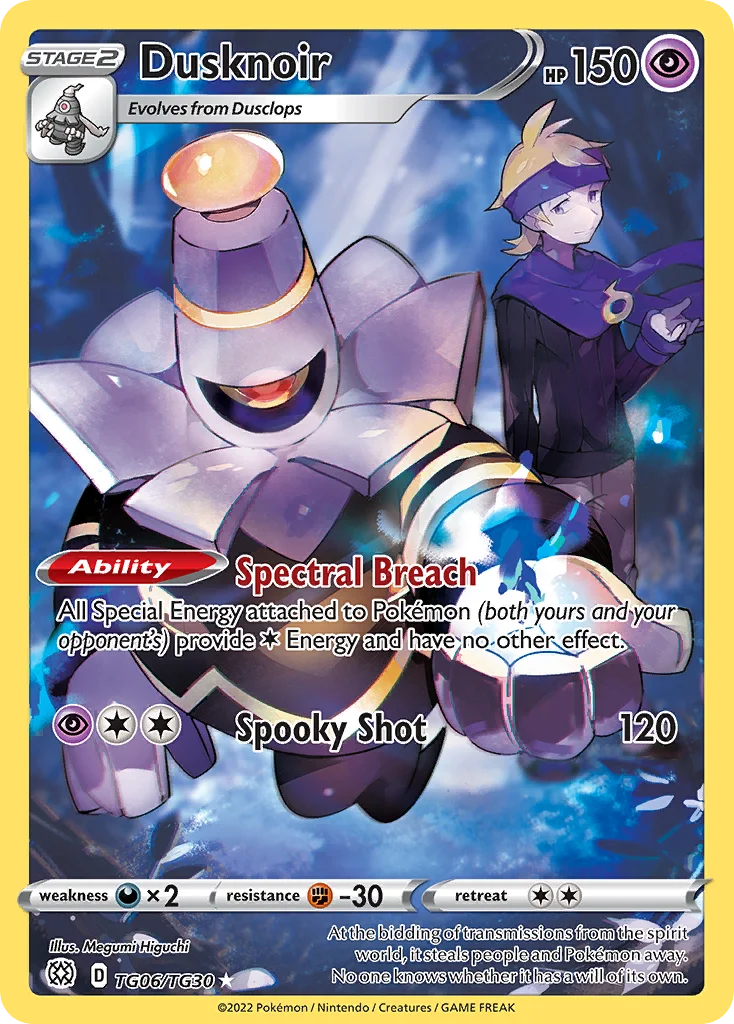 Dusknoir Pokemon card