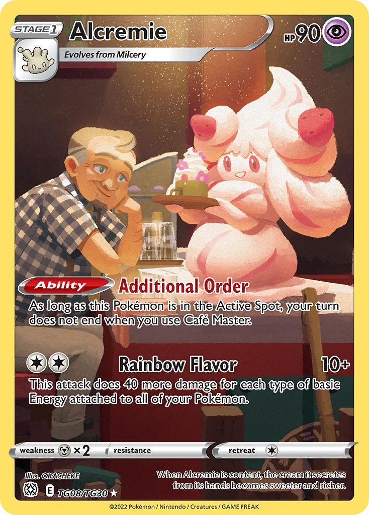 Alcremie Pokemon card