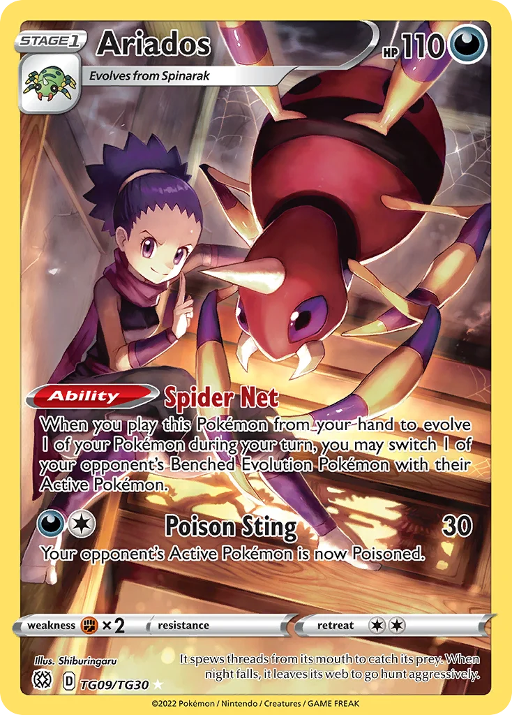 Ariados Pokemon card
