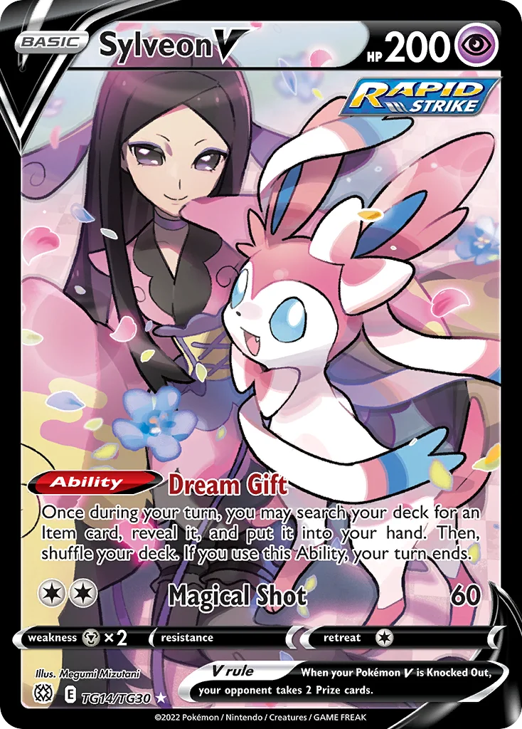 Sylveon V Pokemon card