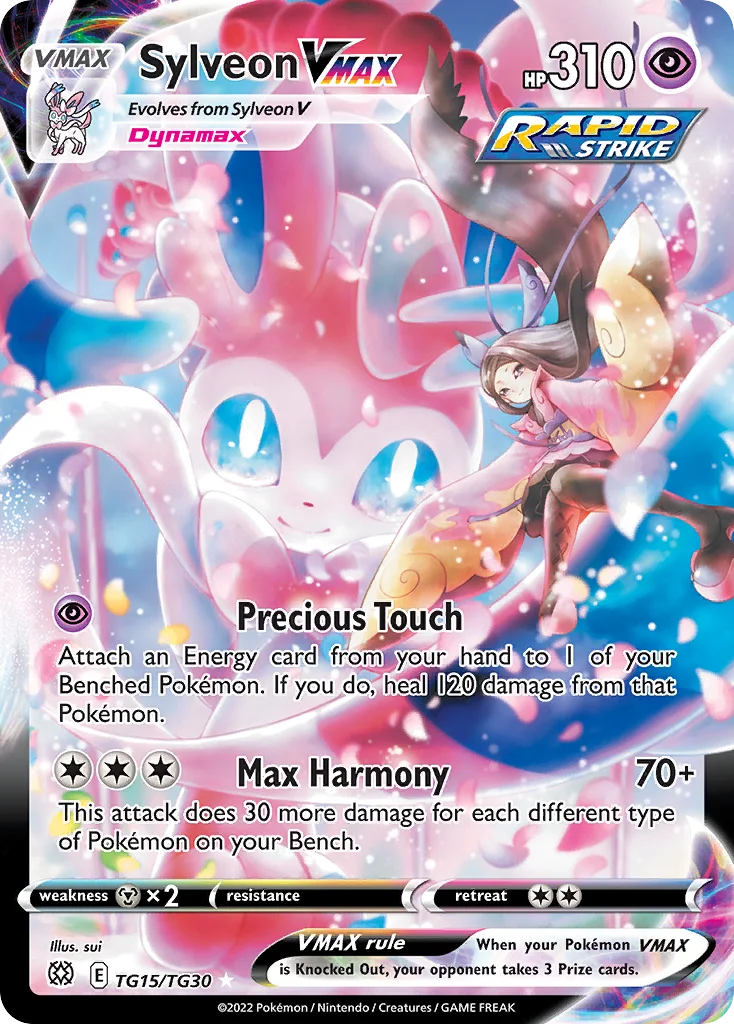 Sylveon VMAX Pokemon card