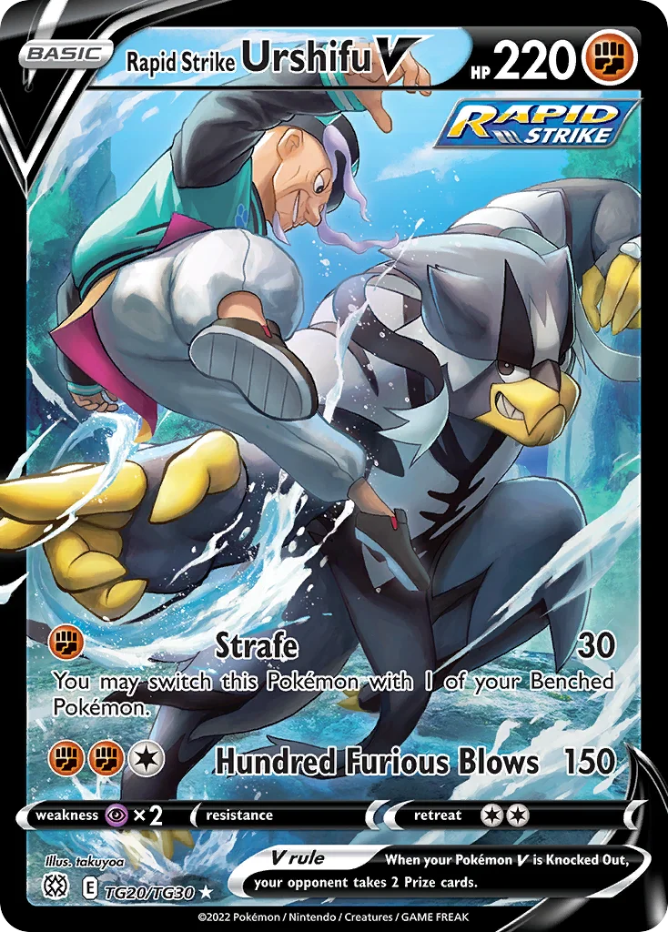 Rapid Strike Urshifu V Pokemon card