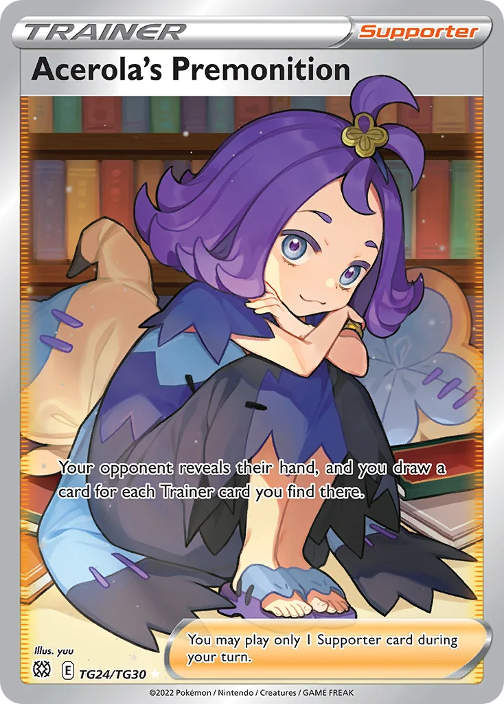 Acerola's Premonition Pokemon card