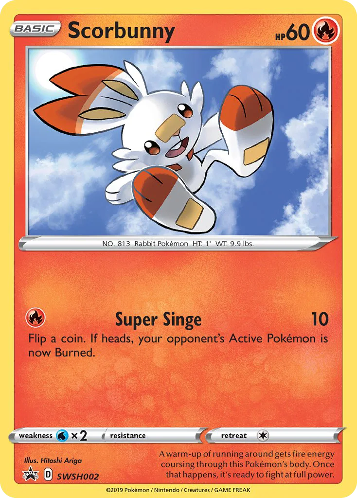 Scorbunny Pokemon card