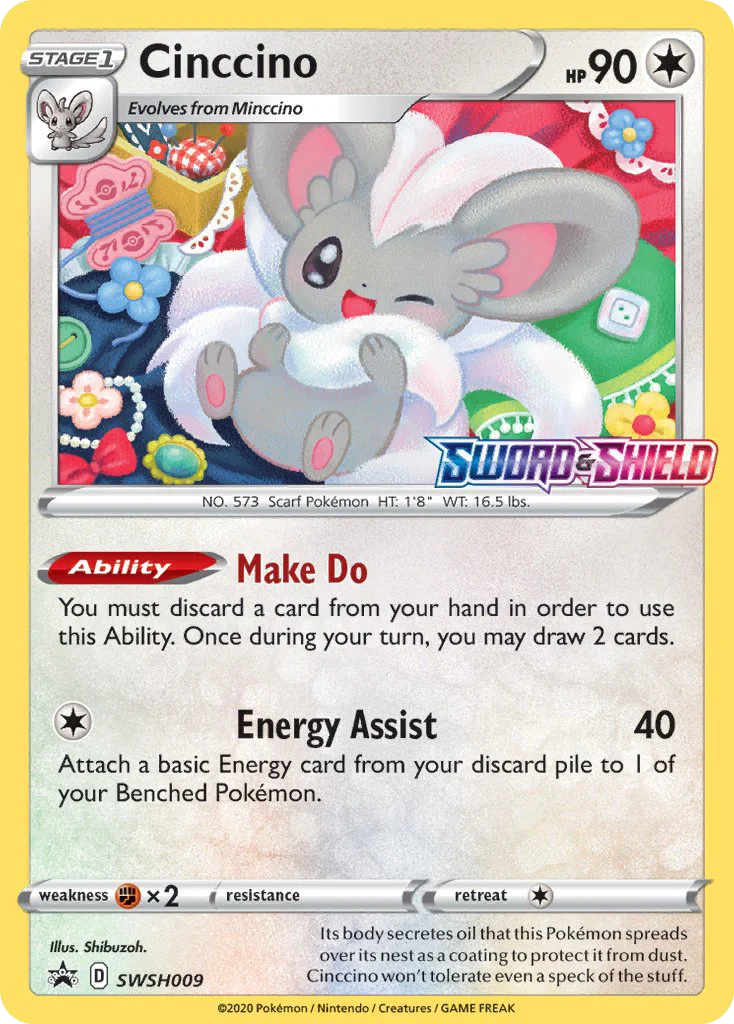 Cinccino Pokemon card