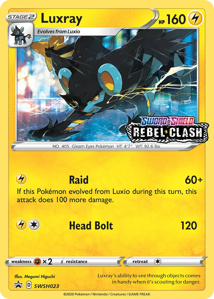 Luxray Pokemon card