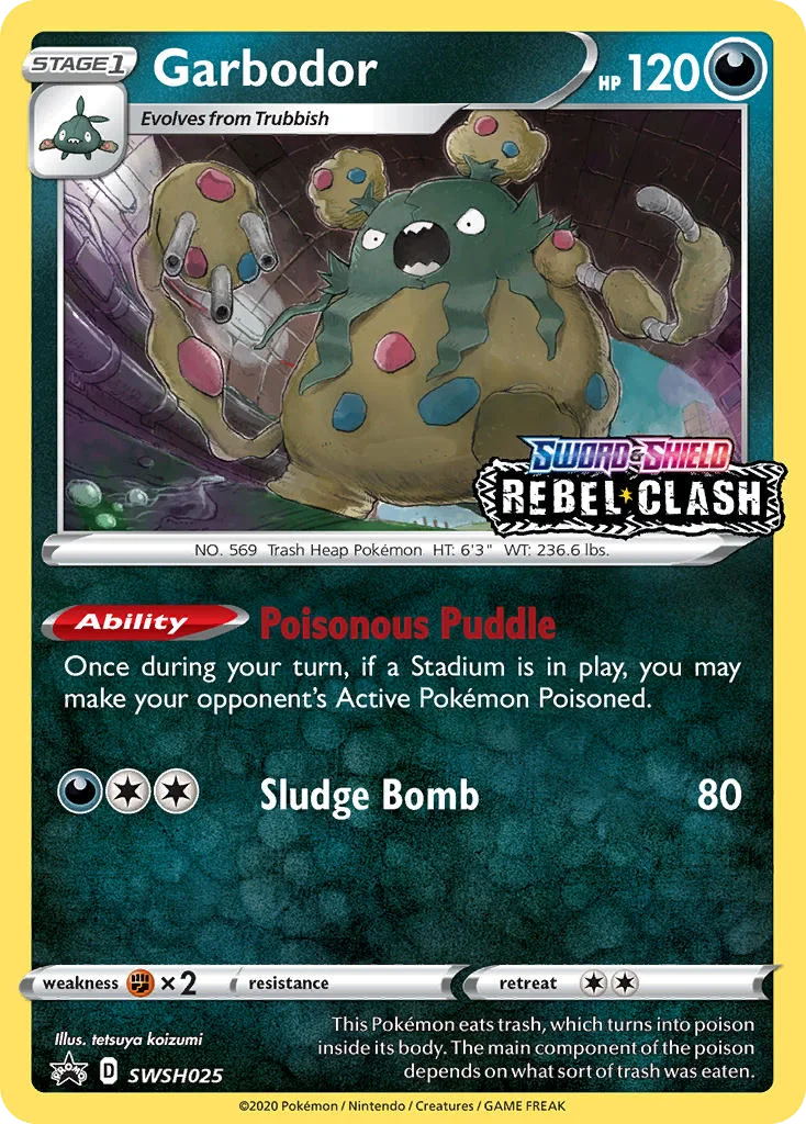 Garbodor Pokemon card