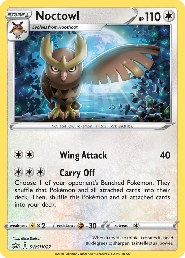 Noctowl Pokemon card