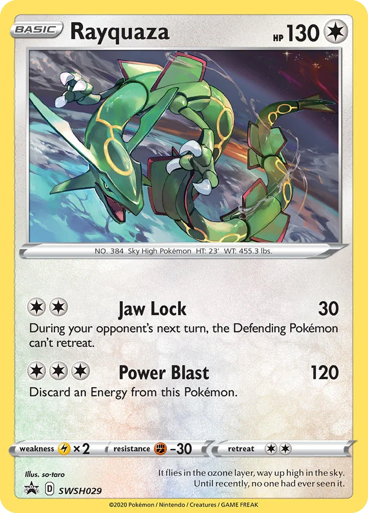 Rayquaza Pokemon card