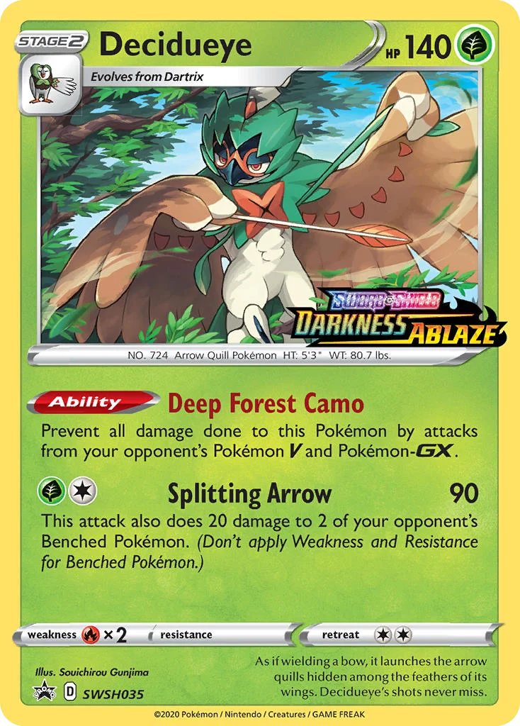 Decidueye Pokemon card