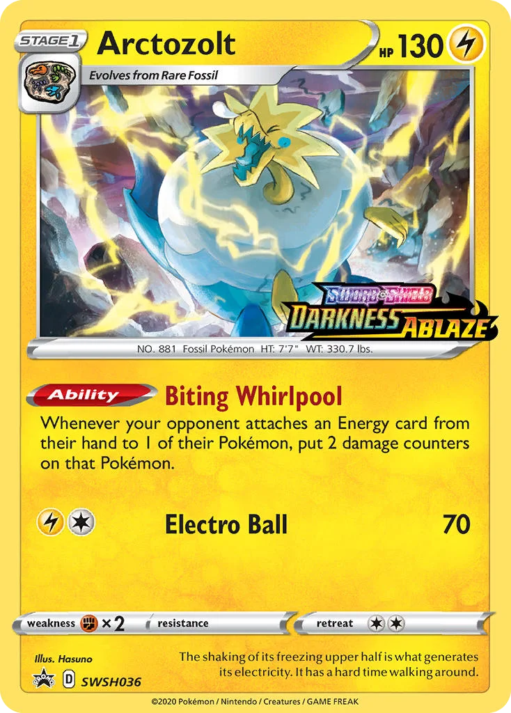 Arctozolt Pokemon card