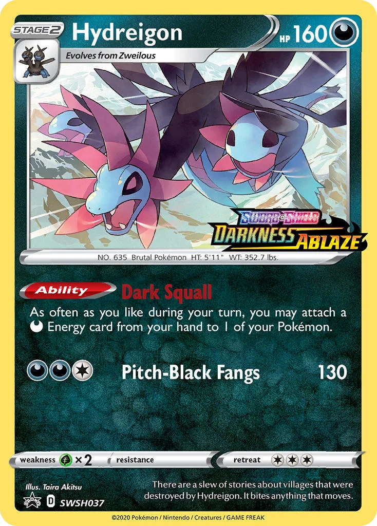 Hydreigon Pokemon card