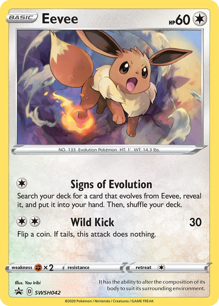 Eevee Pokemon card