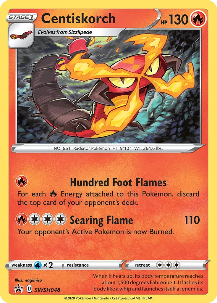Centiskorch Pokemon card