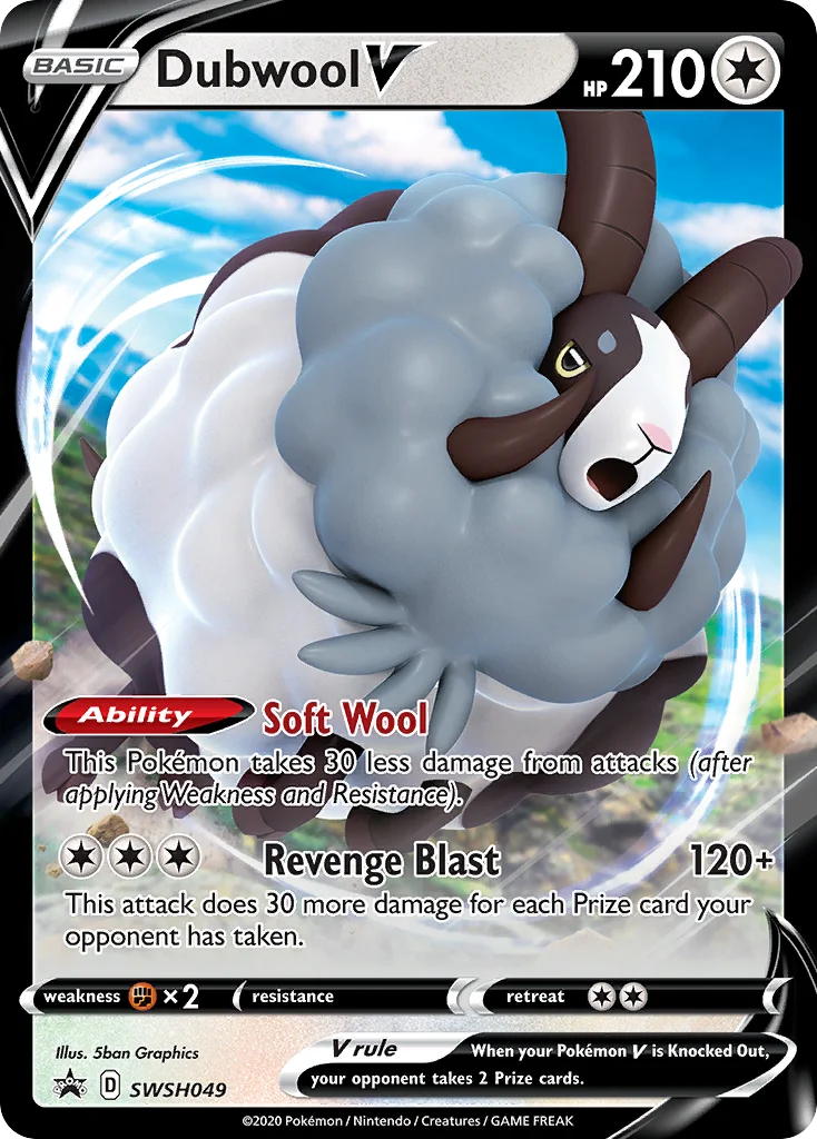 Dubwool V Pokemon card