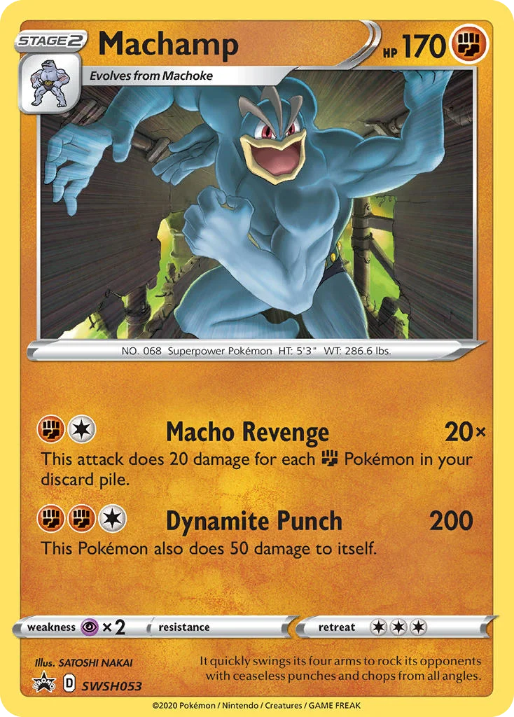 Machamp Pokemon card