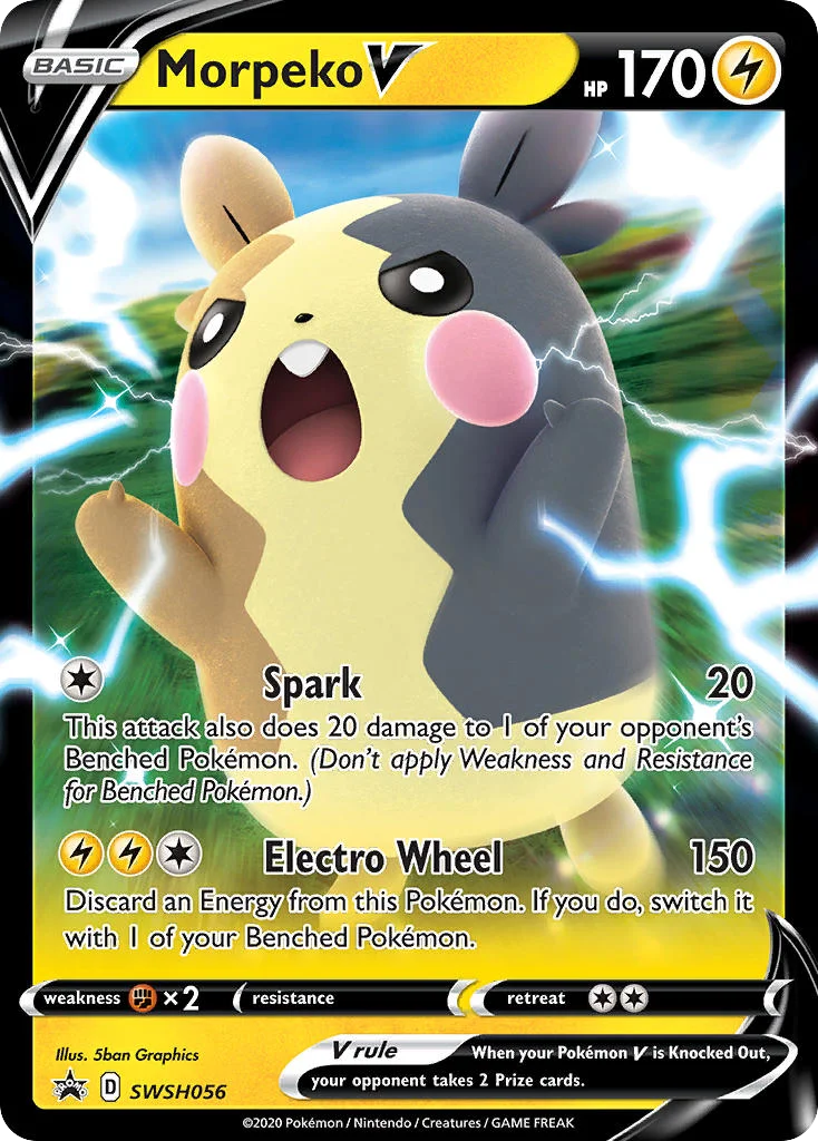 Morpeko V Pokemon card
