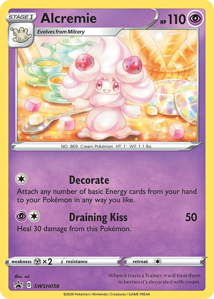 Alcremie Pokemon card