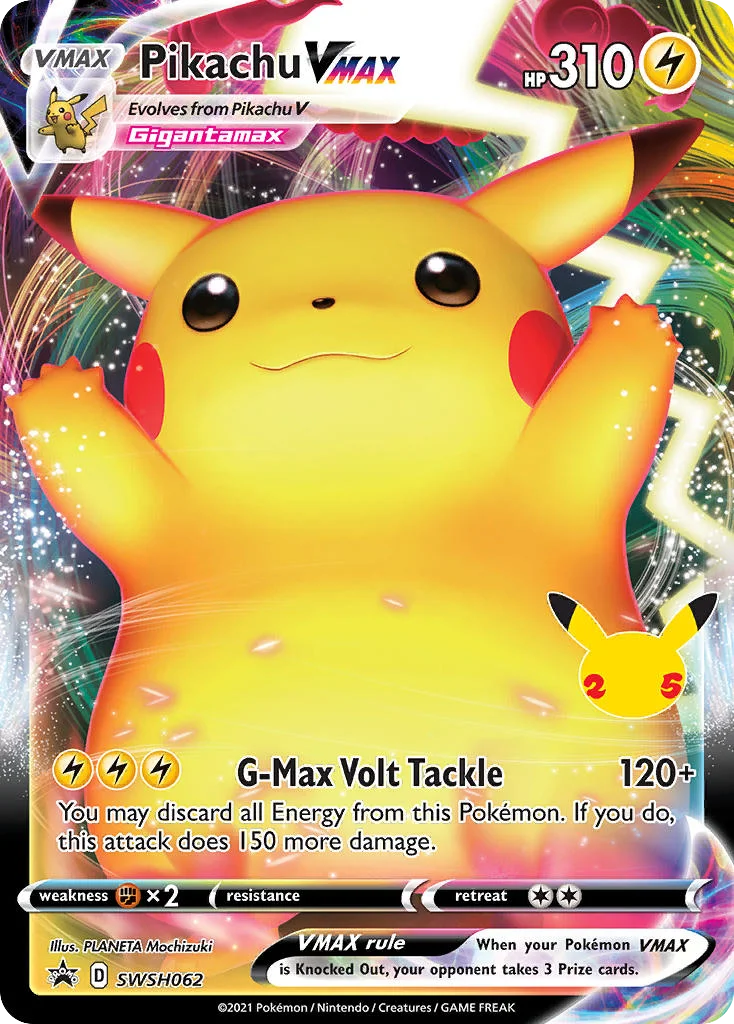 Pikachu VMAX Pokemon card