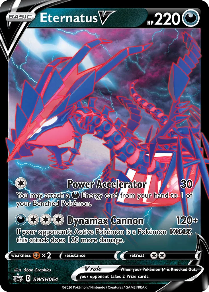 Eternatus V Pokemon card