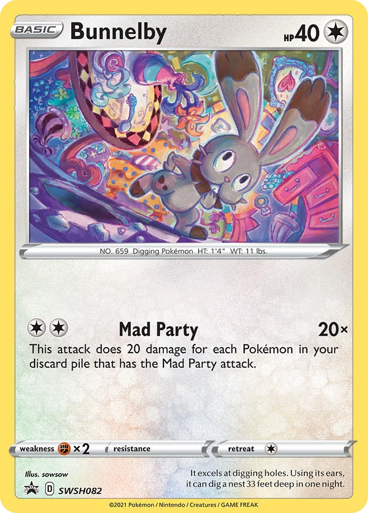 Bunnelby Pokemon card