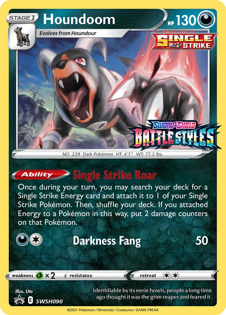Houndoom Pokemon card