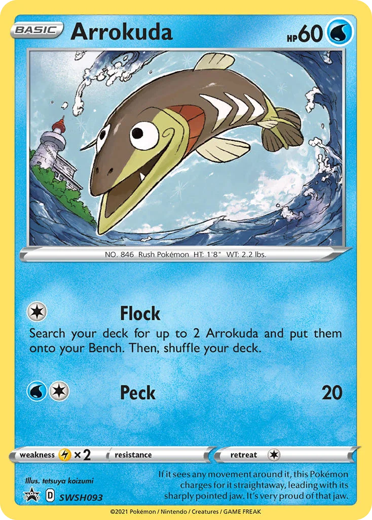 Arrokuda Pokemon card
