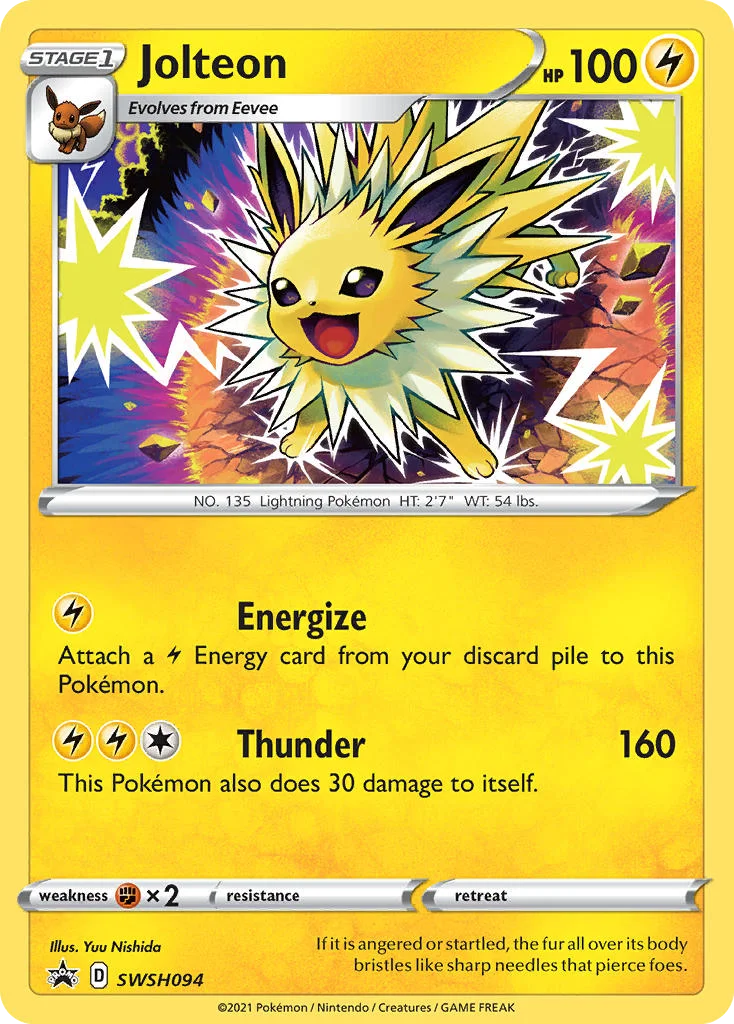 Jolteon Pokemon card