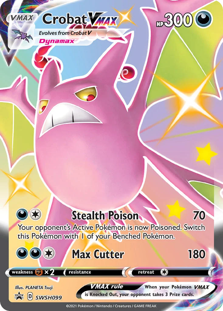 Crobat VMAX Pokemon card