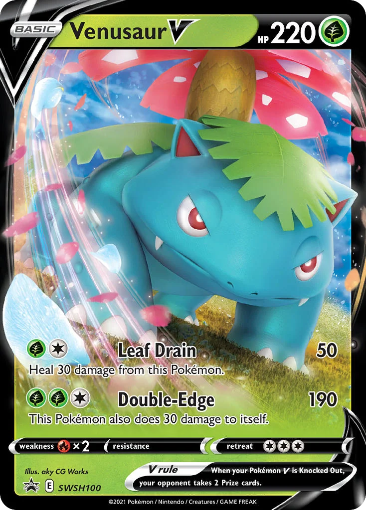 Venusaur V Pokemon card