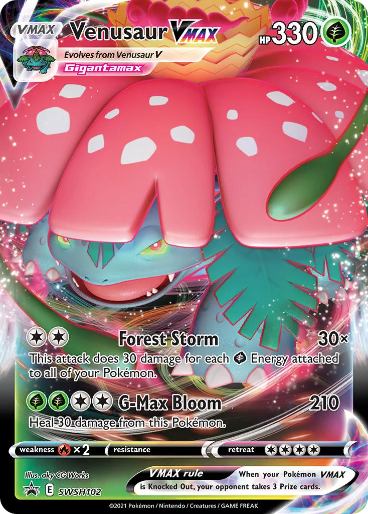 Venusaur VMAX Pokemon card